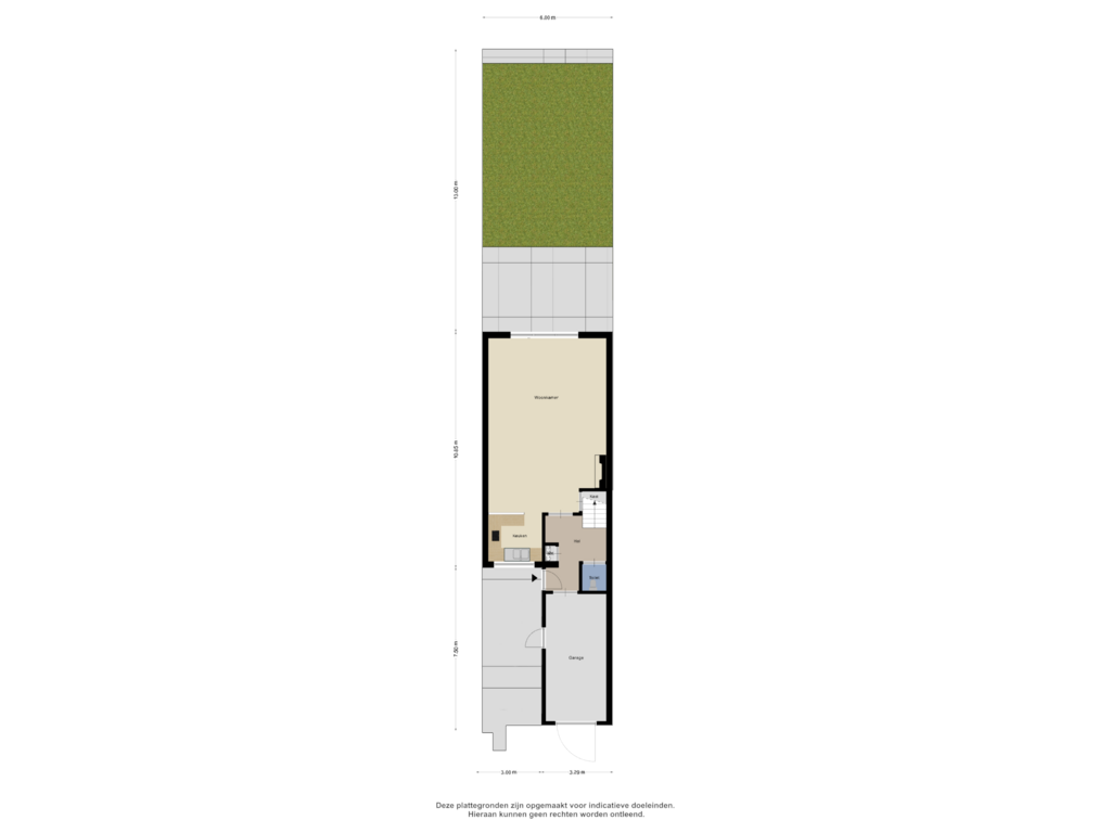 View floorplan of Begane Grond_tuin of Hoocamp 110