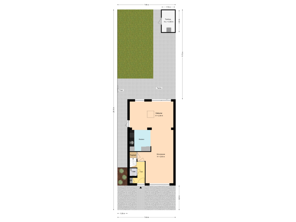 Bekijk plattegrond van Perceel van Koperslager 10