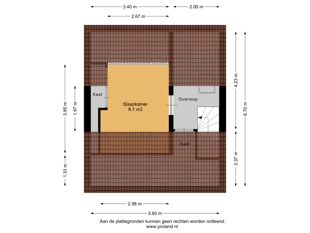 Bekijk plattegrond van 2e Verdieping van van Brandenburgstraat 5