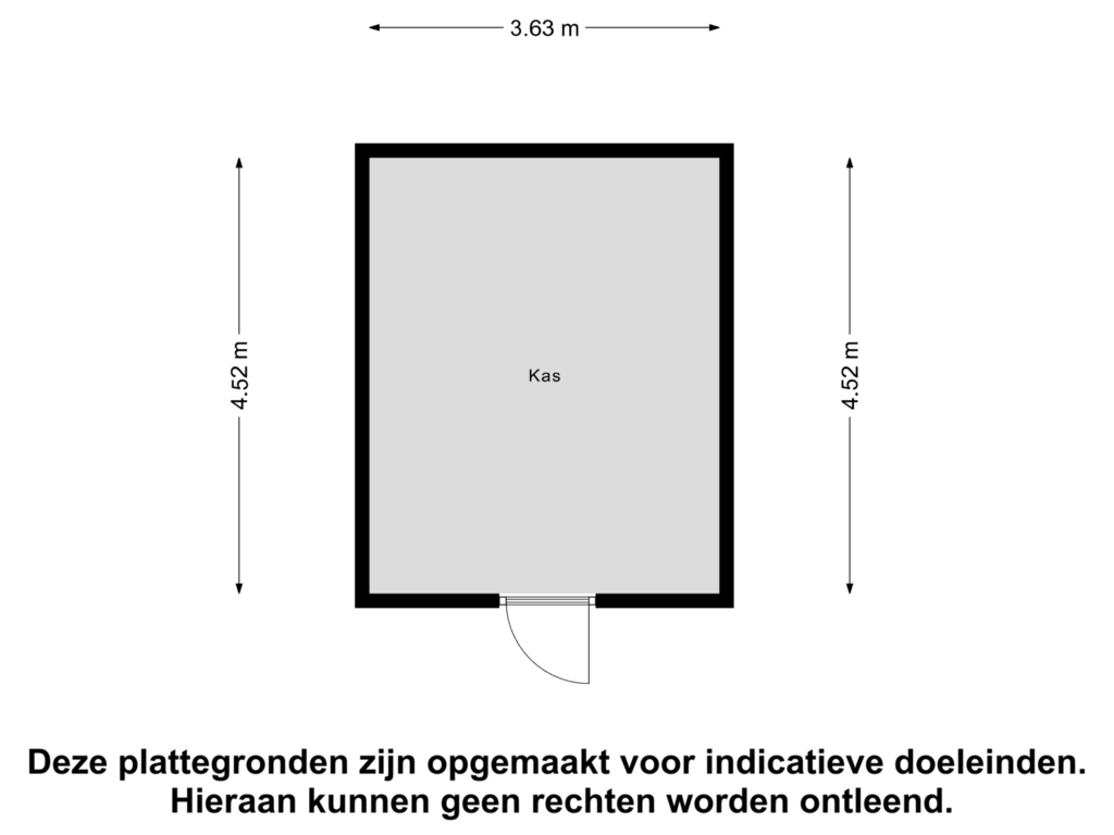 View floorplan of Kas of Buitendijk 11