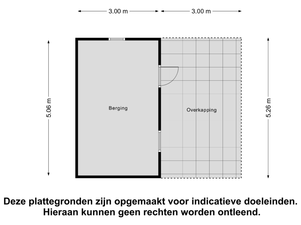 Bekijk plattegrond van Berging van Middel Broekweg 158