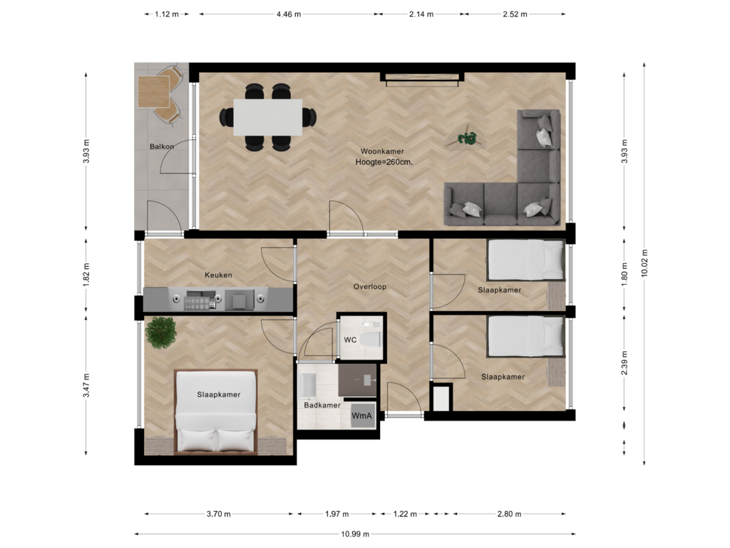 View floorplan of Generaal Spoorlaan 647 of Generaal Spoorlaan 647