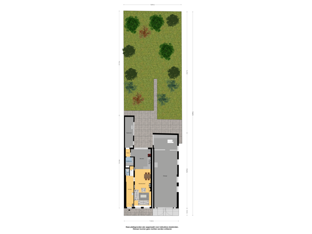 Bekijk plattegrond van Begane Grond -tuin van Dwarsnoard 15