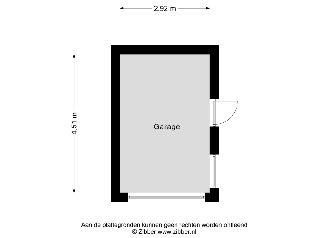 Bekijk plattegrond van Garage van Klokkengietersstraat 9