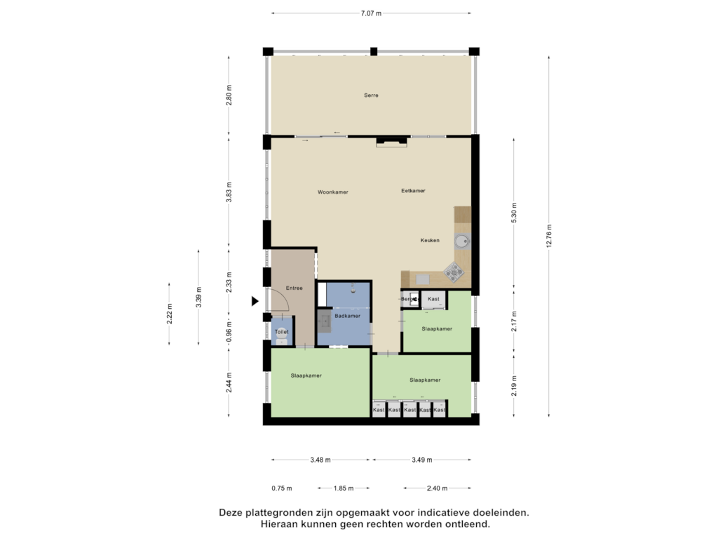 Bekijk plattegrond van Appartement van De Hulk 6-A142