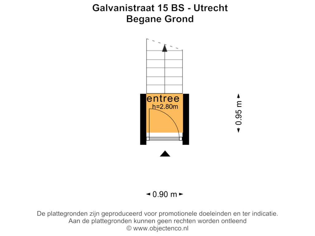 Bekijk plattegrond van BEGANE GROND van Galvanistraat 15-BS