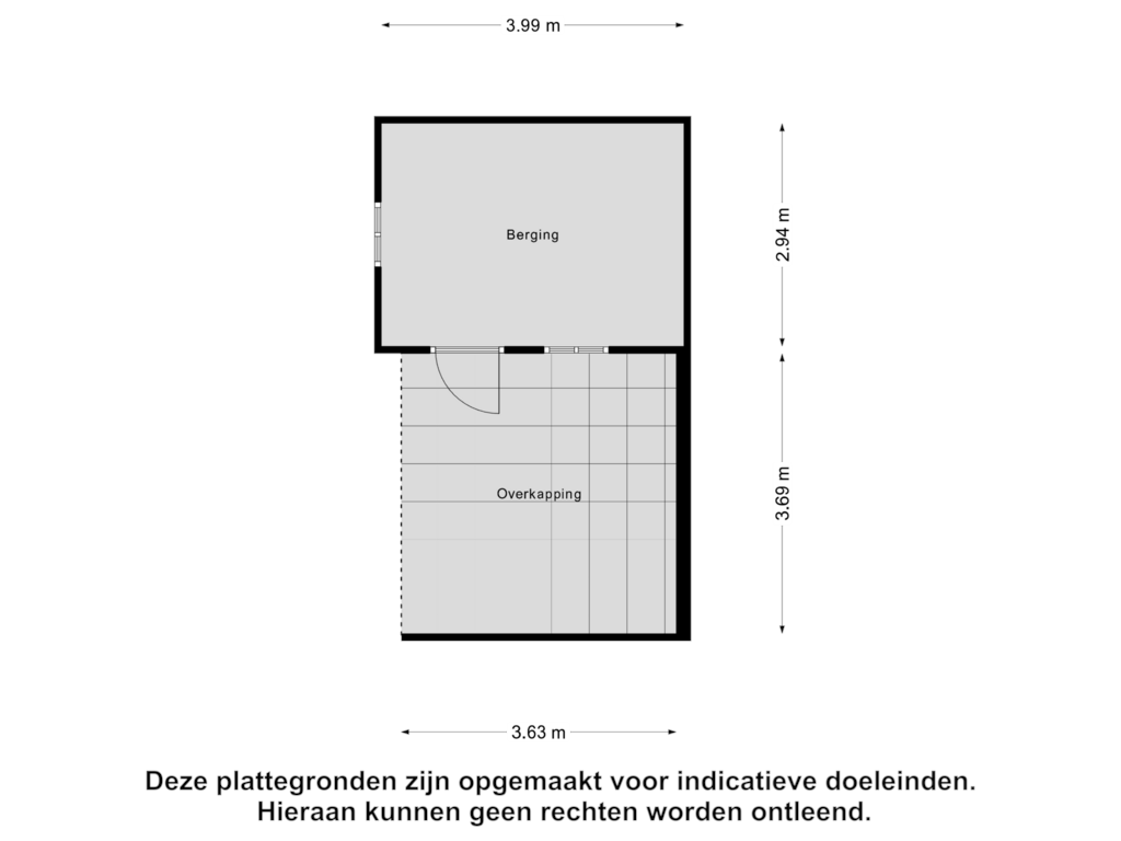 Bekijk plattegrond van Berging van Beslingastate 2