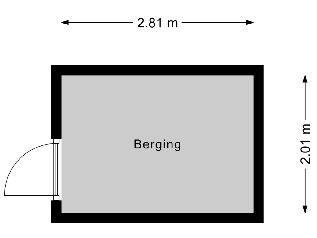 Bekijk plattegrond van Berging van Snoeckenburg 10