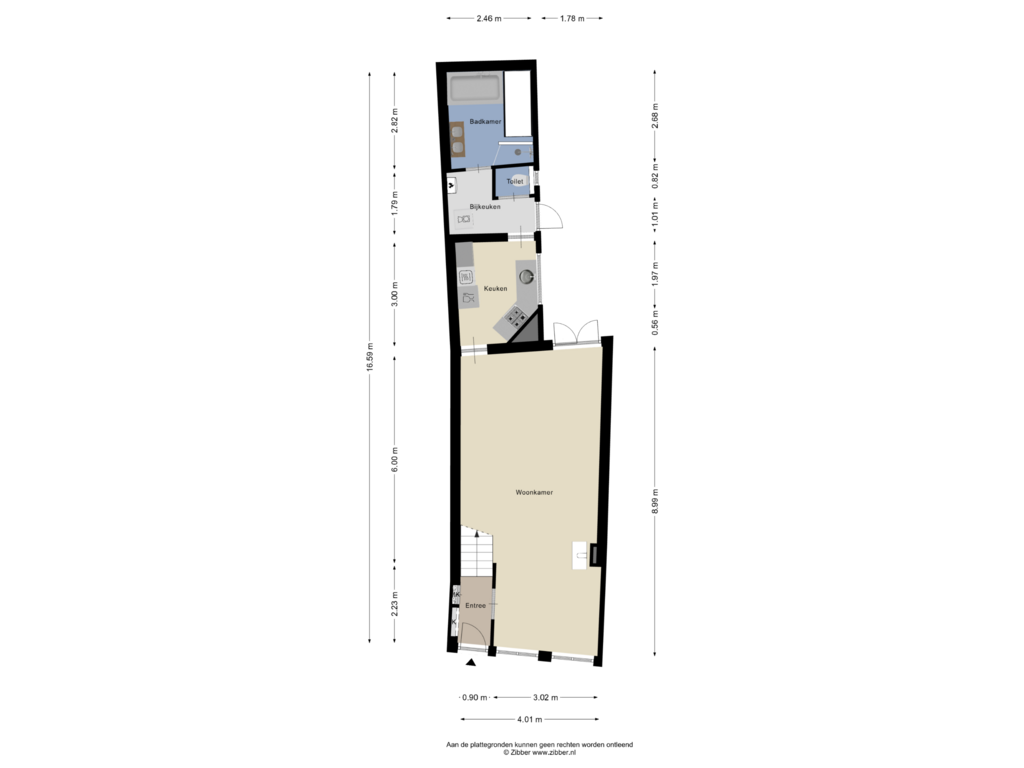 Bekijk plattegrond van Begane Grond van Bagijnestraat 44