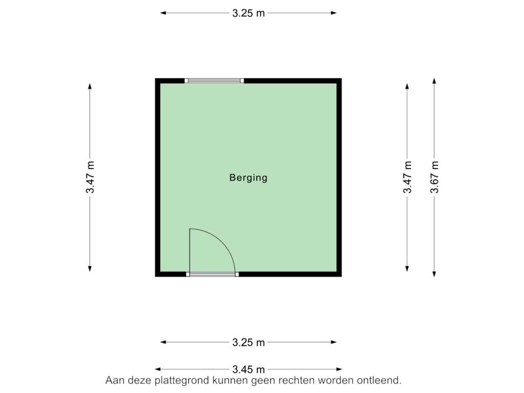 Bekijk plattegrond van Berging van Spieghelstraat 88