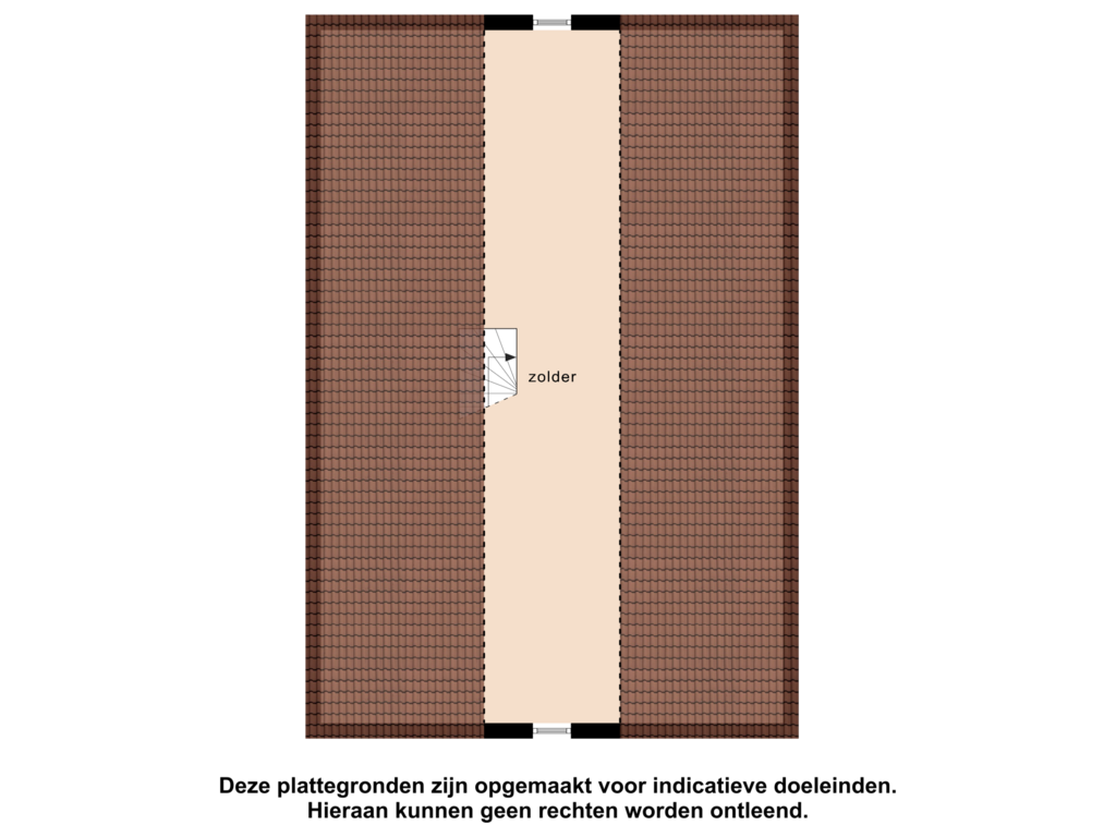 View floorplan of 2e verdieping of Westlandse Langeweg 25