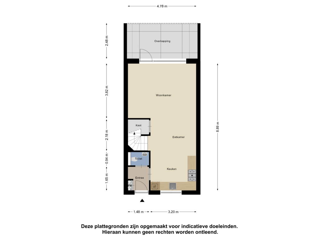 View floorplan of Begane Grond of Ter Lijnden 14