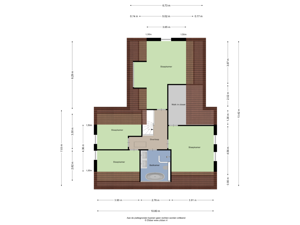 View floorplan of Eerste Verdieping of Augustinushof 15