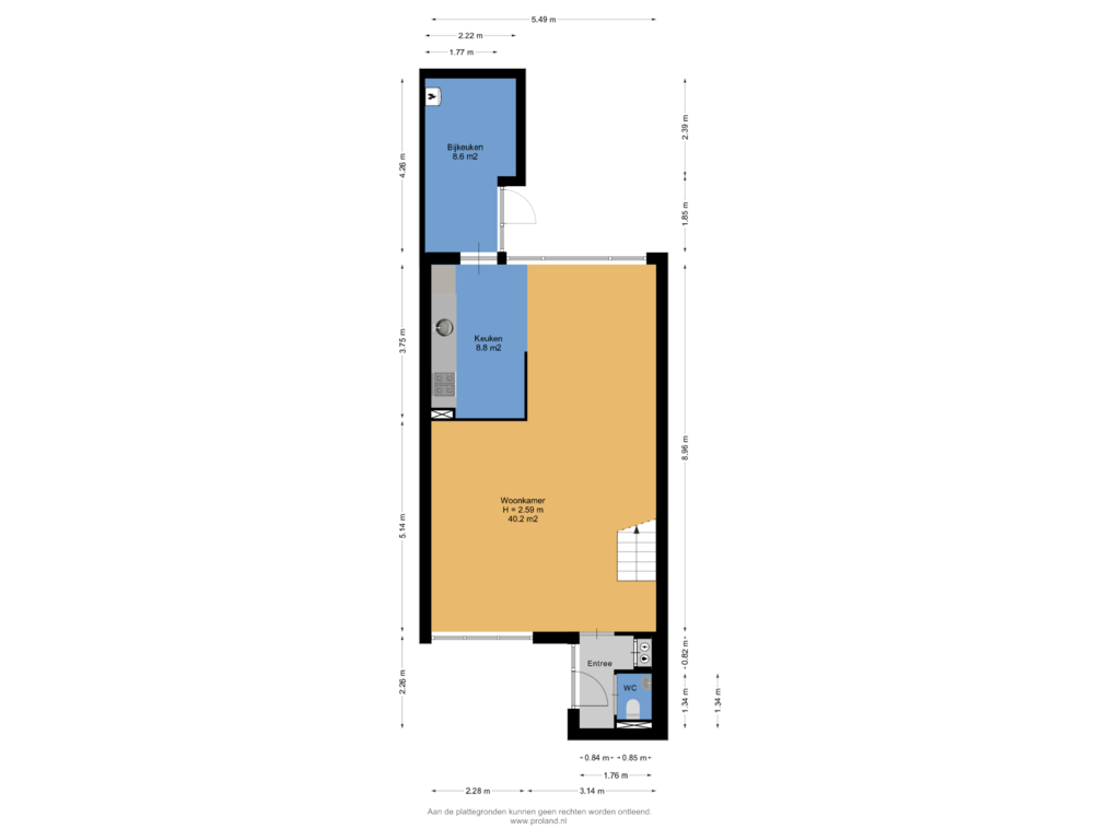 Bekijk plattegrond van Begane Grond van Hesselterbrink 498