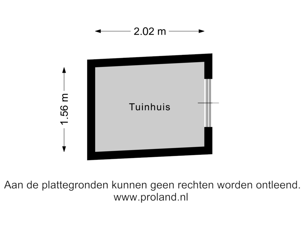 Bekijk plattegrond van Tuinhuis van Hesselterbrink 498