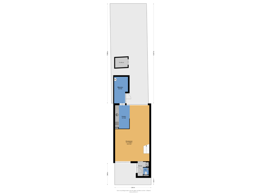 Bekijk plattegrond van Begane Grond Met Kavel van Hesselterbrink 498