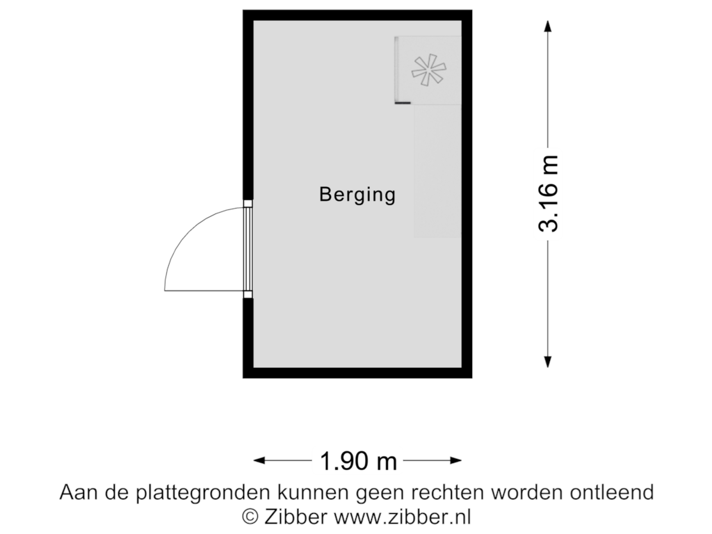 Bekijk plattegrond van Berging van MacBridestraat 55