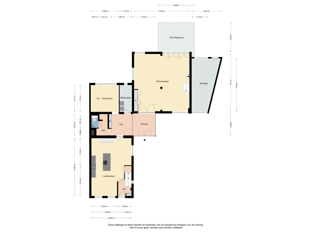 Bekijk plattegrond van Begane Grond van Valkenburgerweg 80