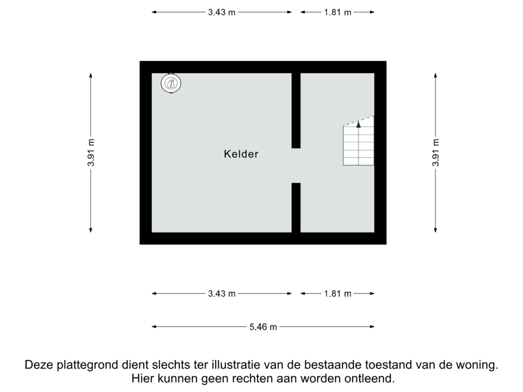 Bekijk plattegrond van Kelder van Valkenburgerweg 80