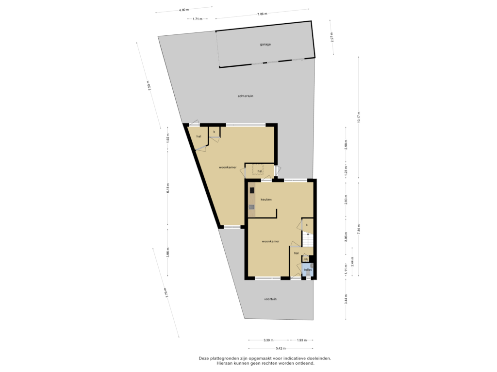 View floorplan of Begane grond of de Wieken 27