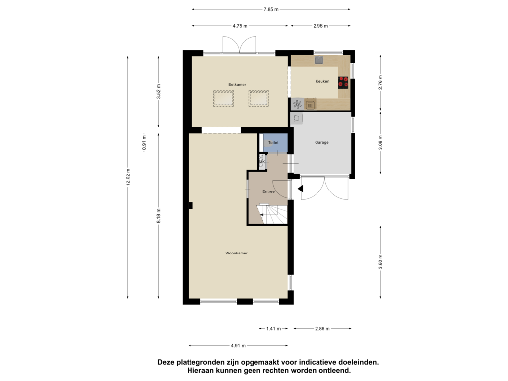 Bekijk plattegrond van Begane Grond van Capellesloot 2