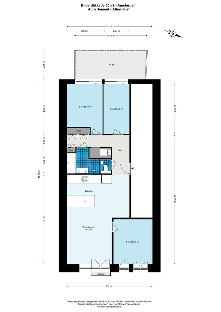 Foto 34 van Bilderdijkkade 50-A2