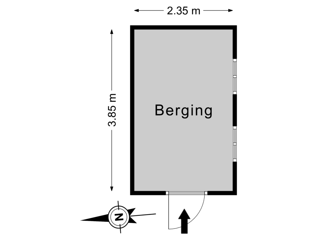 Bekijk plattegrond van Bijgebouw van Marne 45