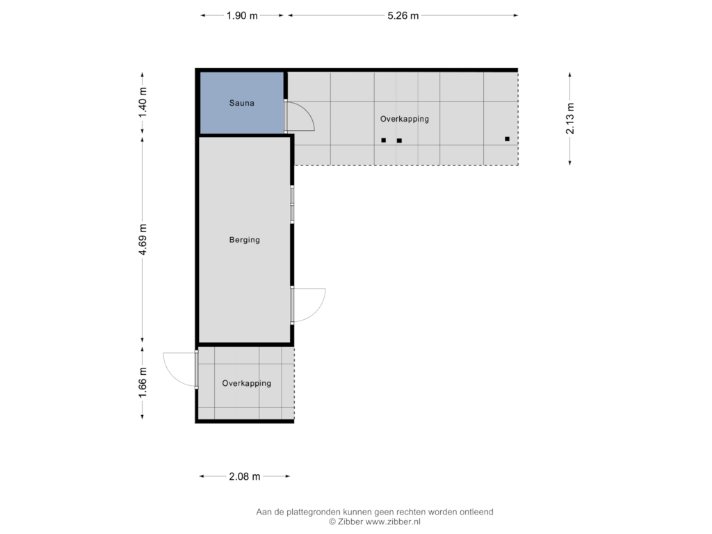 Bekijk plattegrond van Berging van Monteverdistraat 11