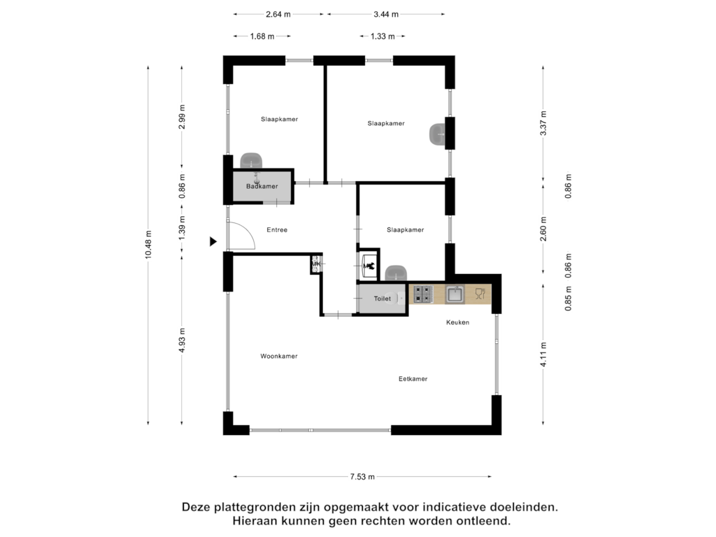 Bekijk plattegrond van Begane Grond van Dunopark 47