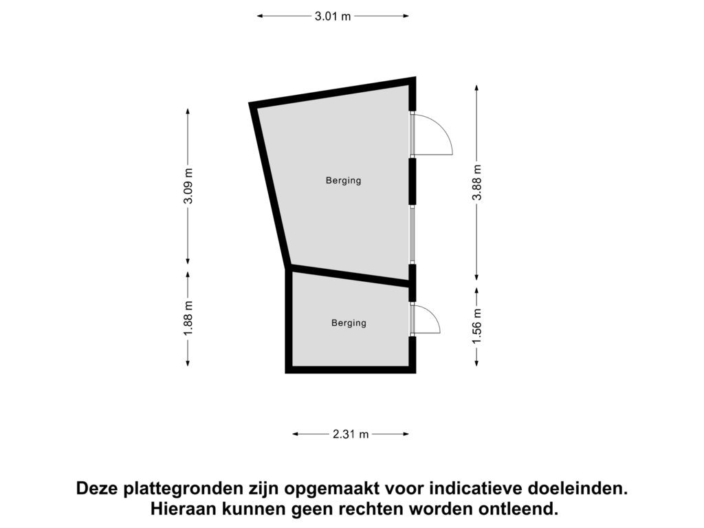 Bekijk plattegrond van Berging van Vang 10