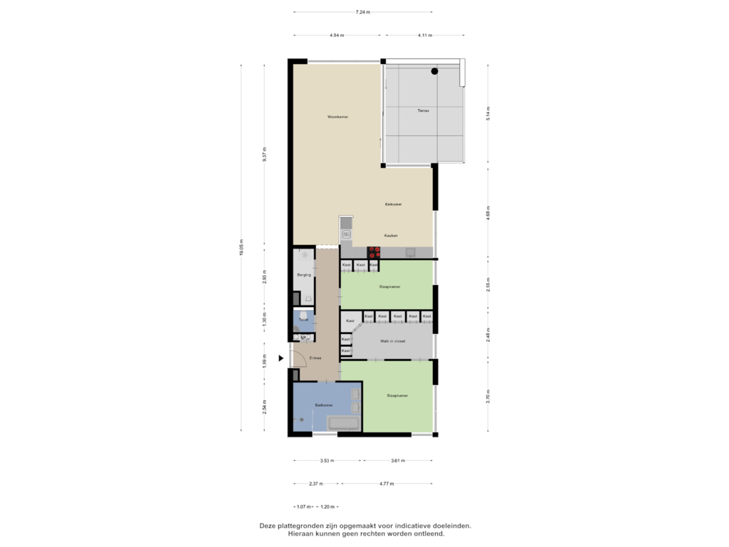 View floorplan of Appartement of Caprihof 20