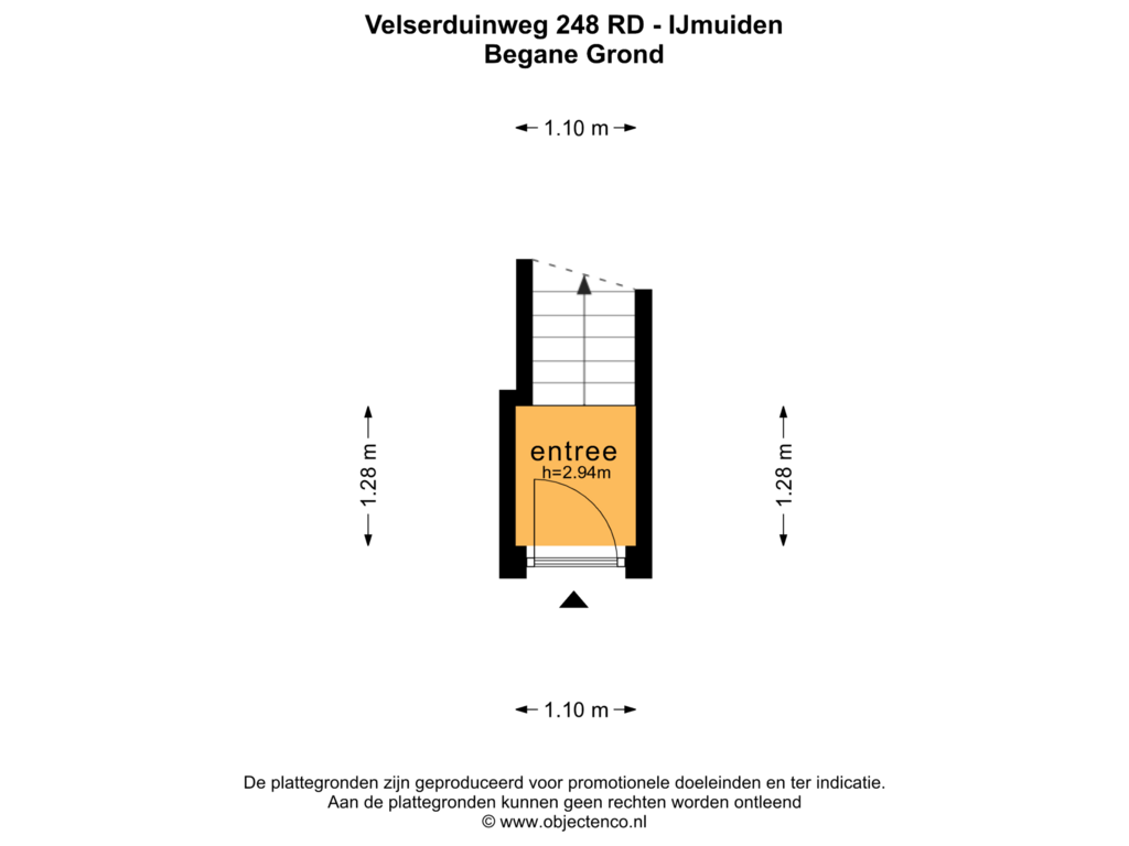 View floorplan of Begane Grond of Velserduinweg 248-RD