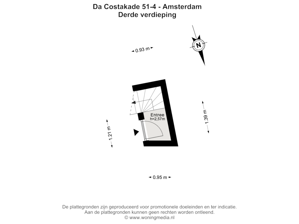 View floorplan of 3e_verd of Da Costakade 51-4