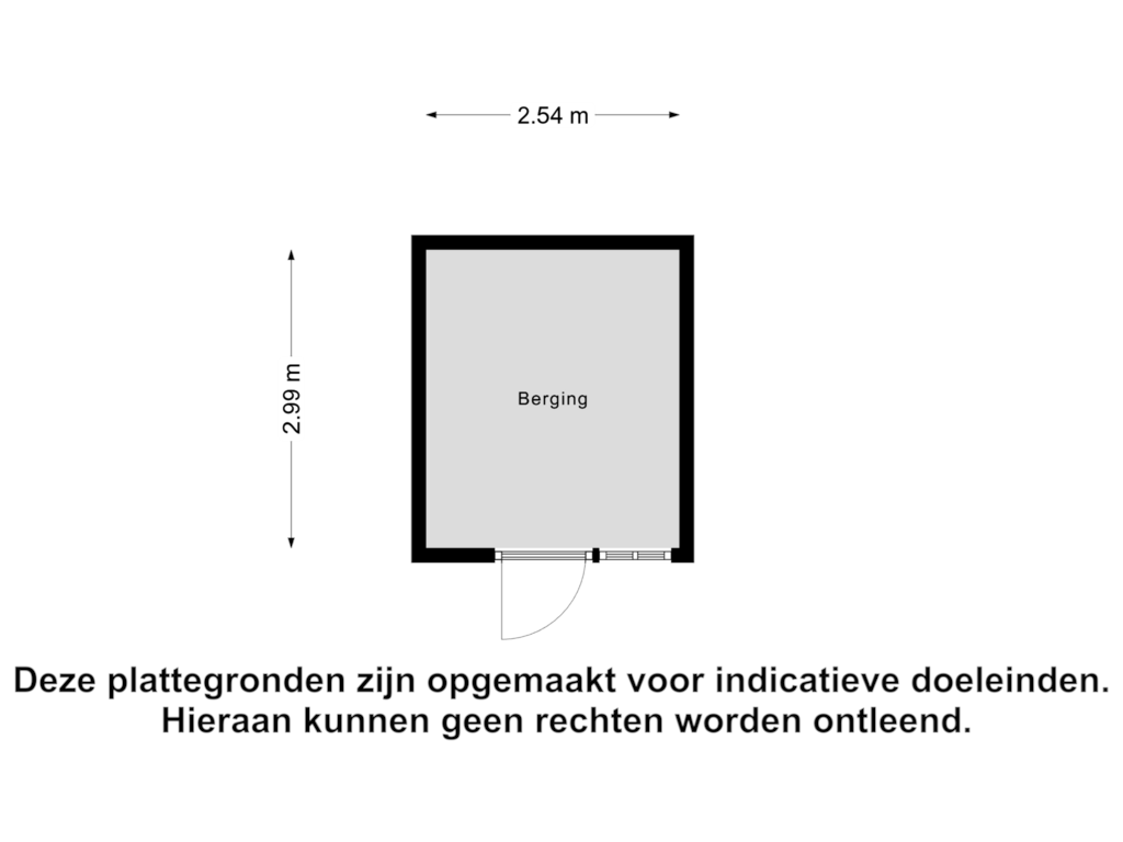 Bekijk plattegrond van Berging van Breekade 3