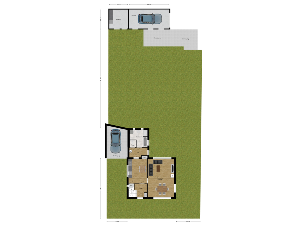 View floorplan of Situatie of Julianastraat 50