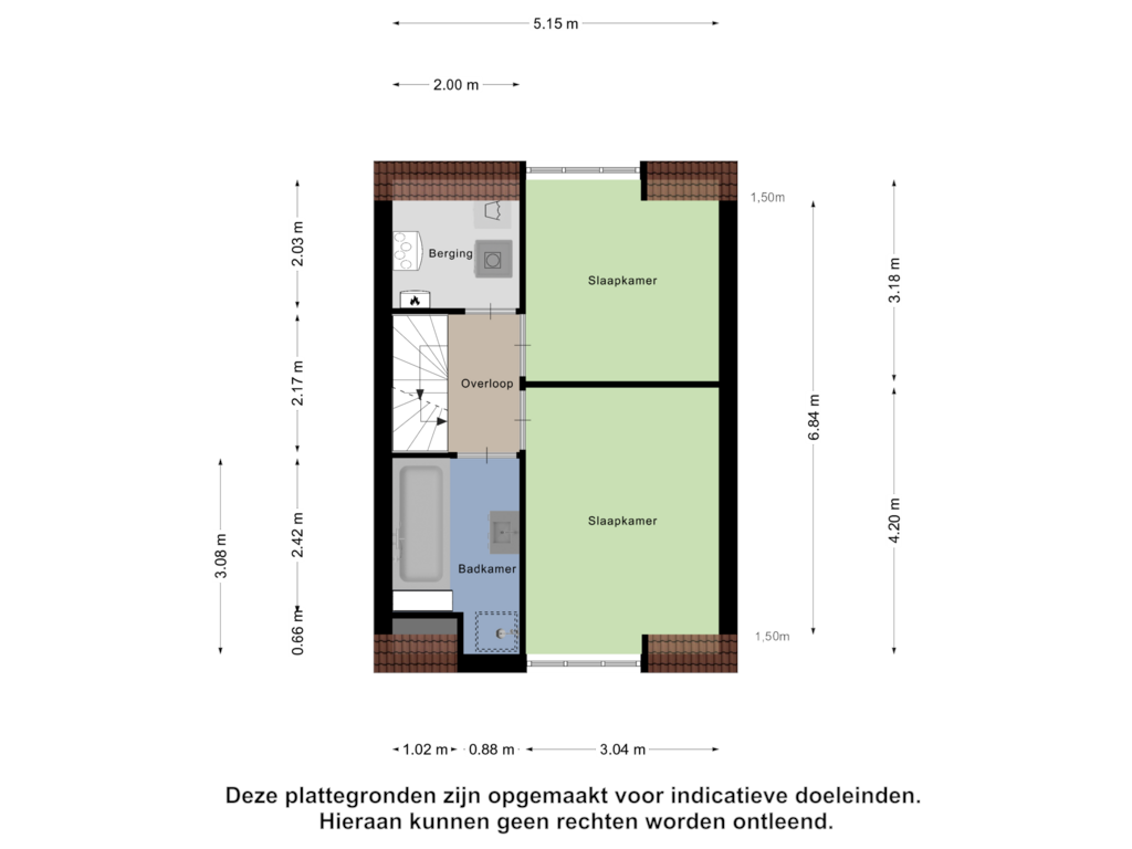 View floorplan of Eerste Verdieping of Meiendaal 85