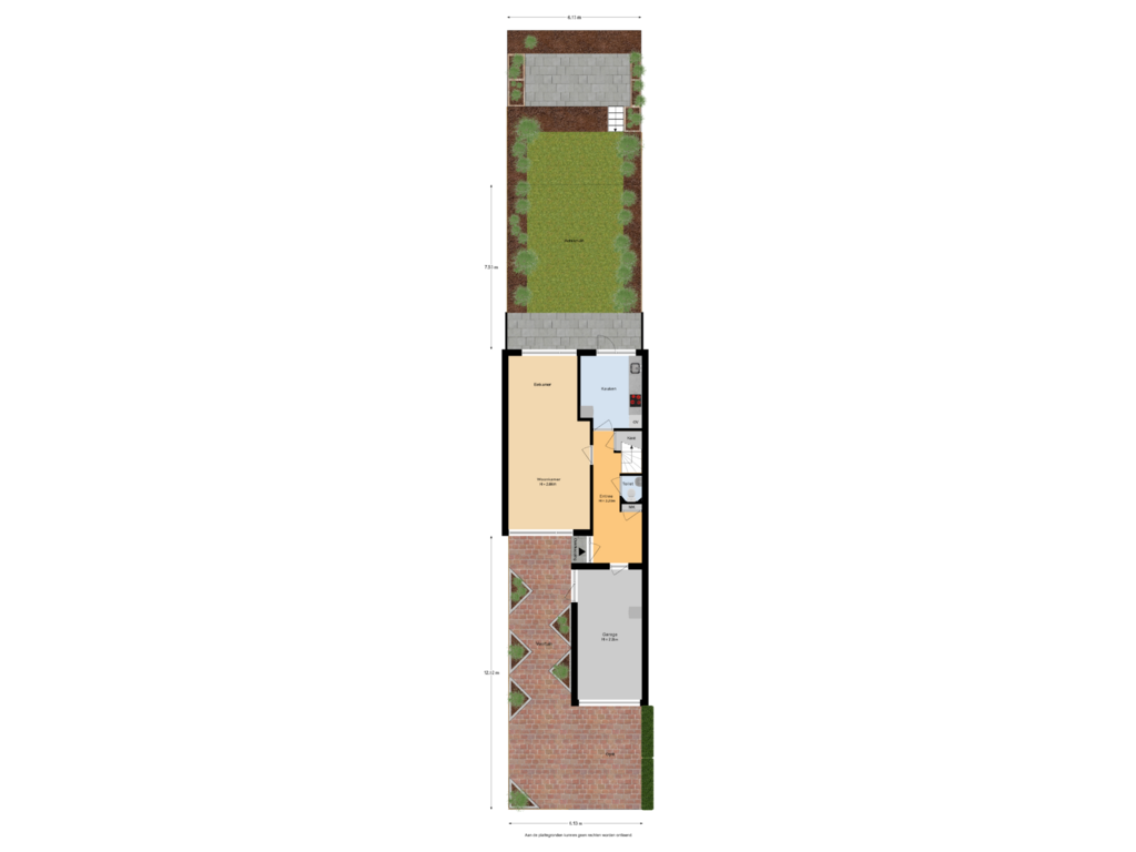 View floorplan of Situatie of Klaproosstraat 8