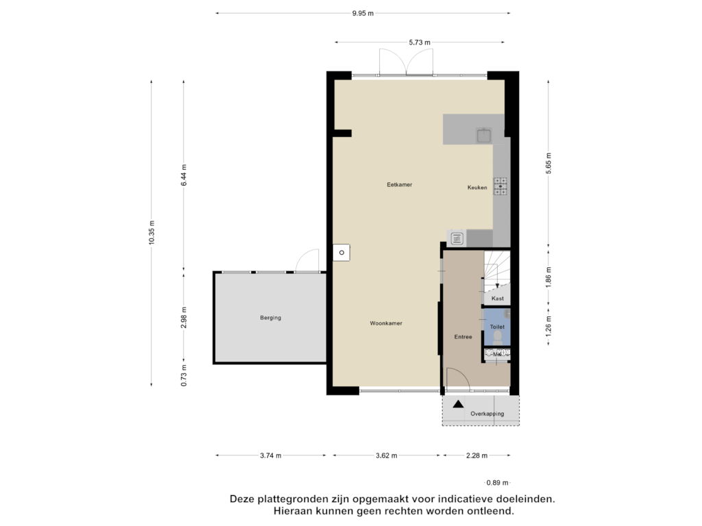 Bekijk plattegrond van Begane Grond van Galjoenweg 21