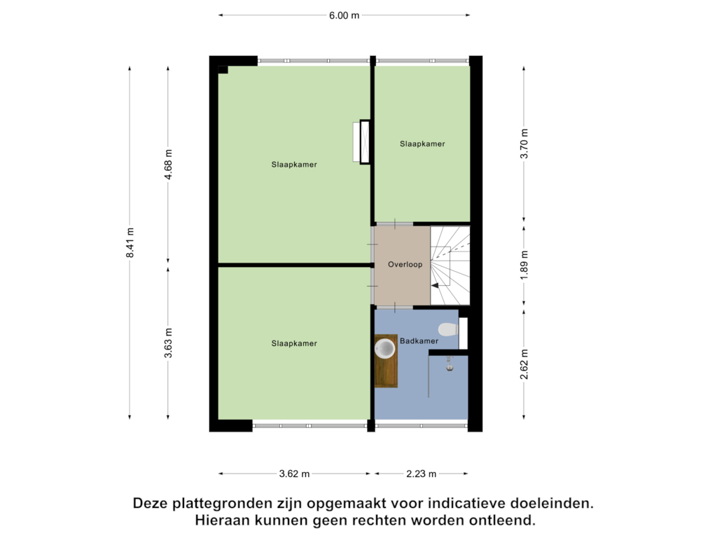 Bekijk plattegrond van Eerste Verdieping van Galjoenweg 21