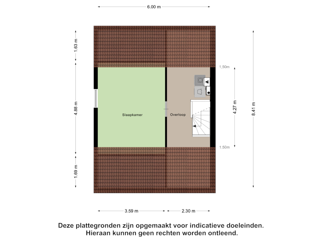 Bekijk plattegrond van Tweede Verdieping van Galjoenweg 21