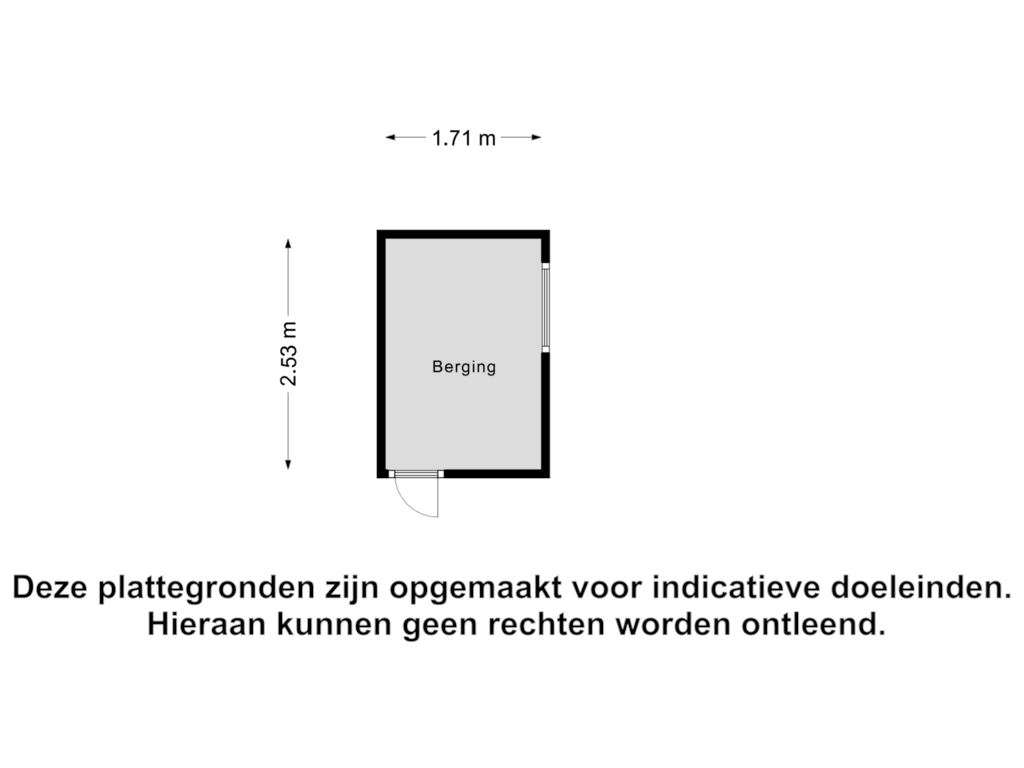 Bekijk plattegrond van Berging van Galjoenweg 21