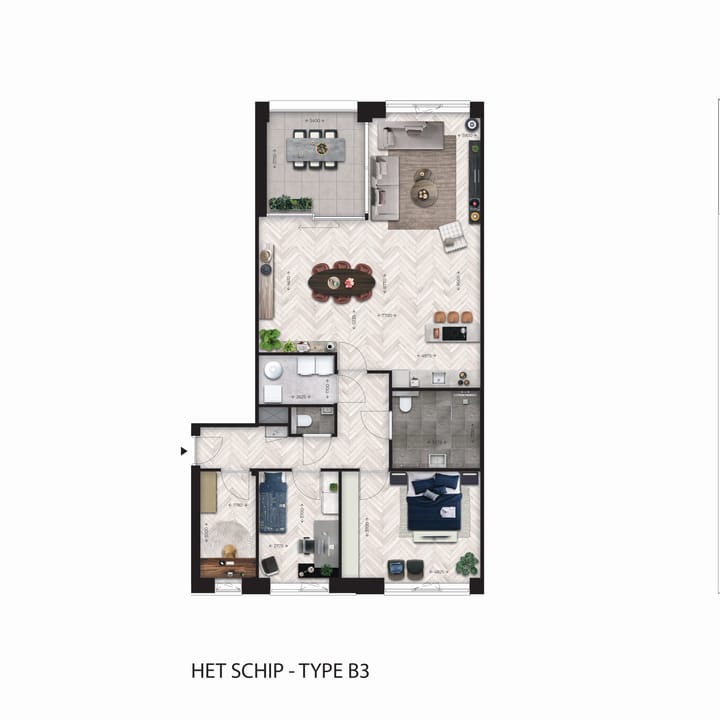 Foto 2 van Kraanbaan | het Schip | appartement B3 (Bouwnr. 16)