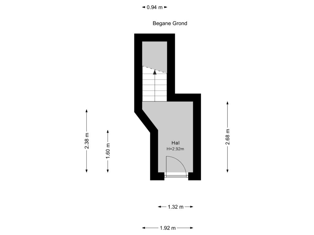 Bekijk plattegrond van Begane Grond van Tomatenstraat 89