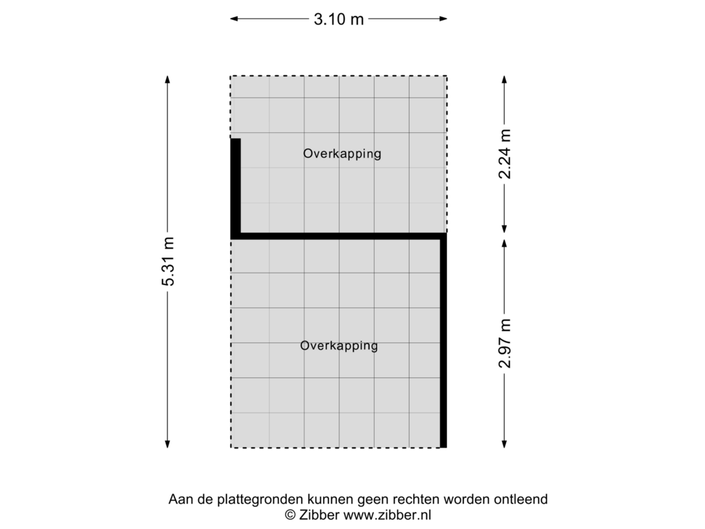 View floorplan of Overkapping of Spindop 5