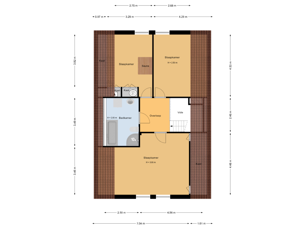 Bekijk plattegrond van 1e verdieping van Gaagweg 36-B