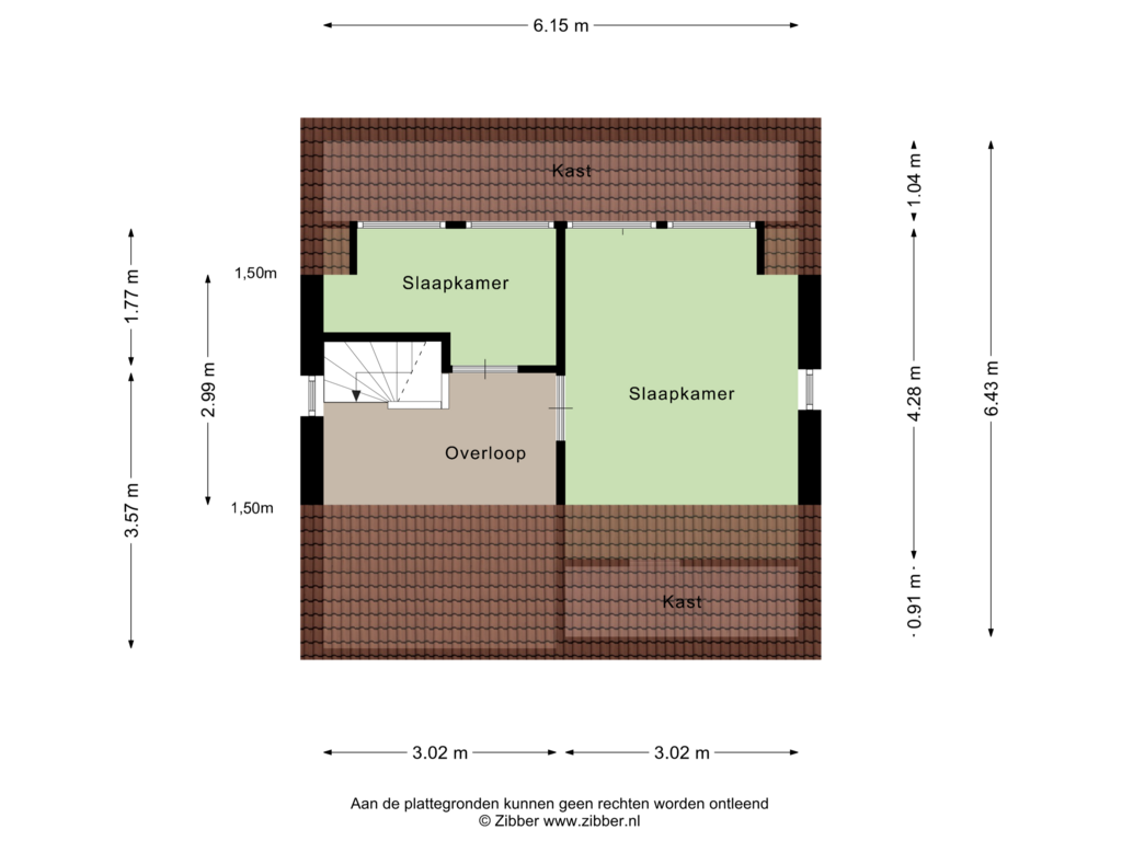 Bekijk plattegrond van Tweede Verdieping van Kinderbeemd 5