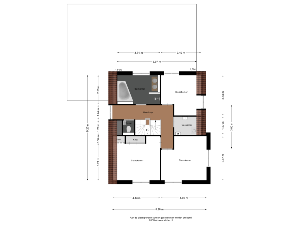 Bekijk plattegrond van Eerste Verdieping van Aert Heymlaan 11-A