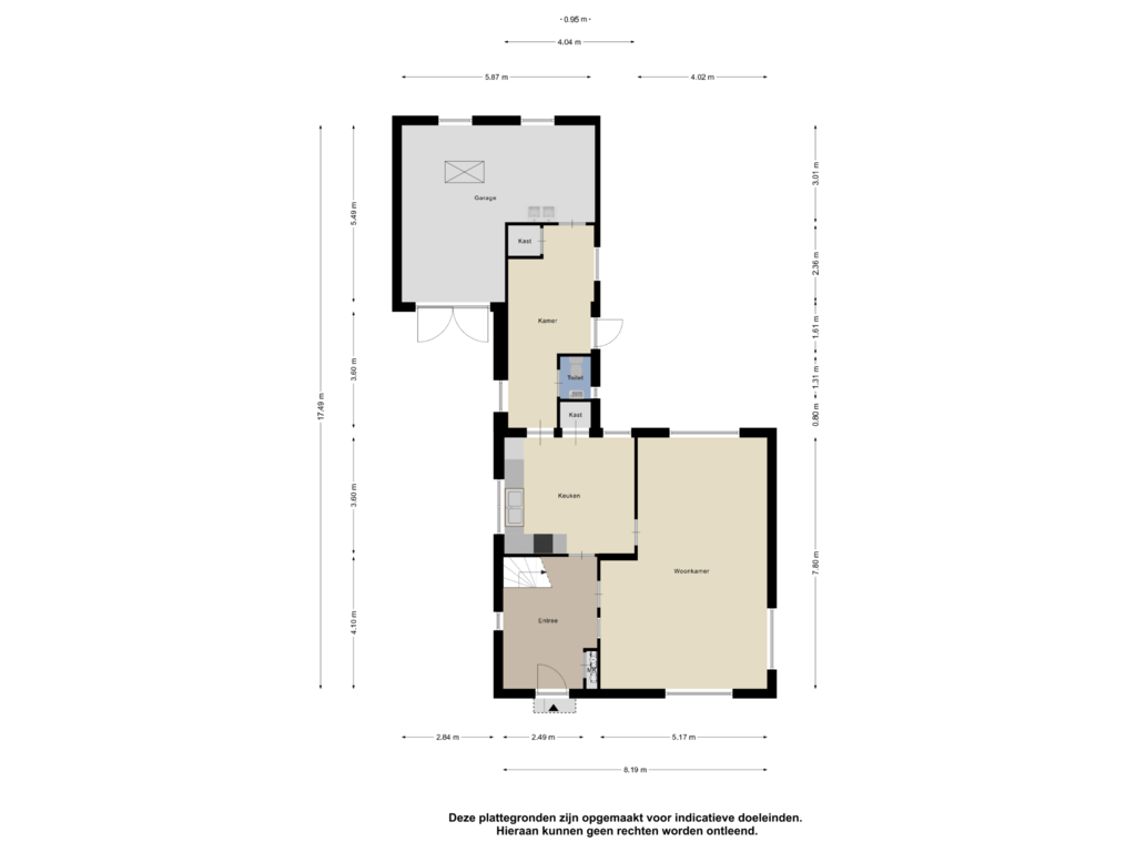 Bekijk plattegrond van Begane Grond van Sprenkstraat 21