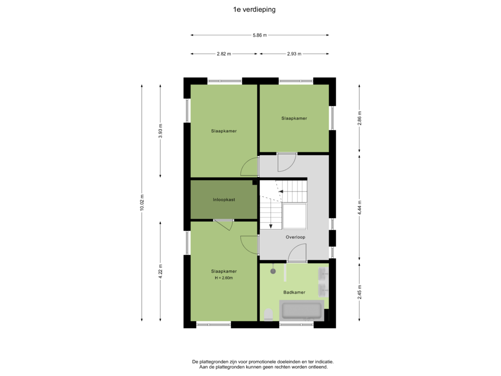 Bekijk plattegrond van 1e verdieping van Steenhof 9