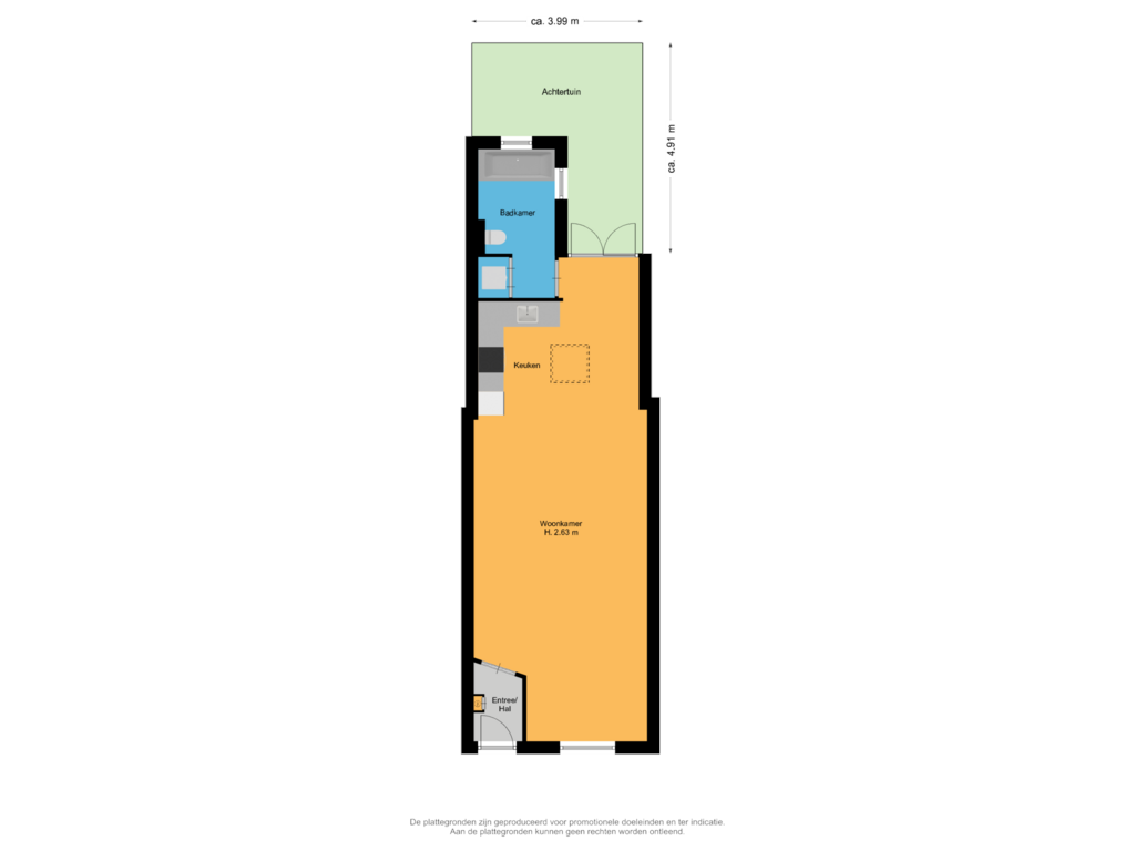 Bekijk plattegrond van Perceel van Kapelstraat 95